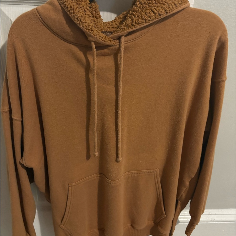 American Eagle Outfitters Brown Sweatshirt Pullover Hoodie
